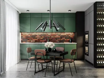 Free Corona Kitchen 3DsMax 2013 3D model