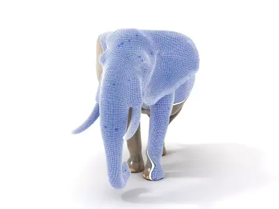 Majestic Elephant model pack Low-poly 3D model