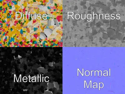 Elegant Celebration Cake Model Pack Low-poly 3D model