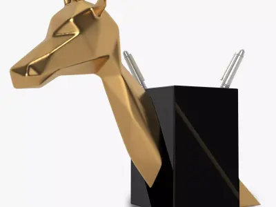 Giraffe Luxury Pencil Holder ready for printing and selling 3D print model