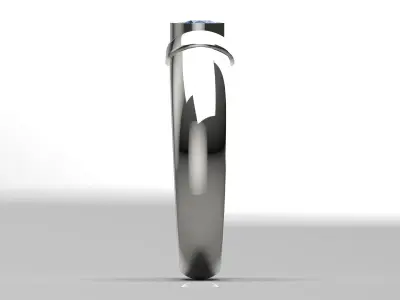 man diamond ring mr0170 3D print model