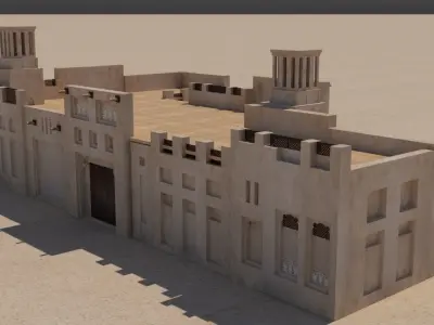 UAE old Building 3D model