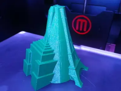 Triple Tower Vase Free 3D print model