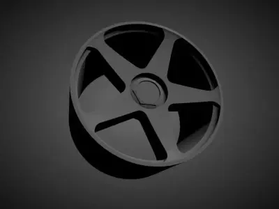 Rotiform ROC scalable and Printable rim 3D print model