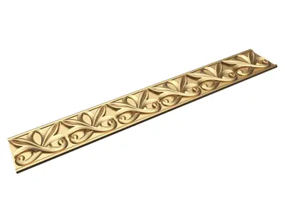 Ornament Element Molding 010 Low-poly 3D model