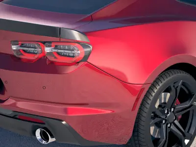 Chevrolet Camaro SS 1LE CG 2019 3D model
