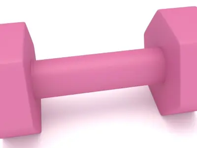 Dumbbells 4kg 3D model