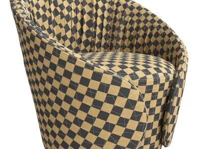 Tonin Casa MAMA Armchair 3d model Low-poly 3D model