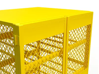 3D model of a box for a gas cylinder 3D model