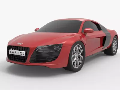 Audi r8 car 3D model