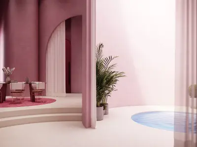 Kitsch Interior Loft 3D model