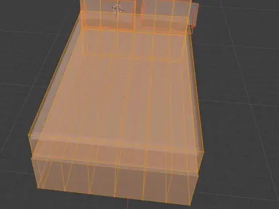 RENDERED BED HIGH QUALITY WITH MATERIALS Free 3D model