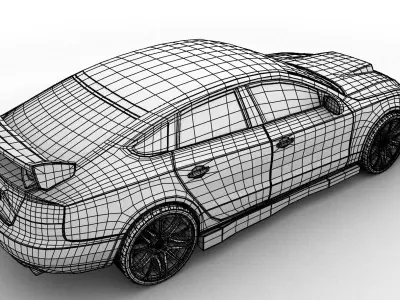 Audi Modified Car 3D model