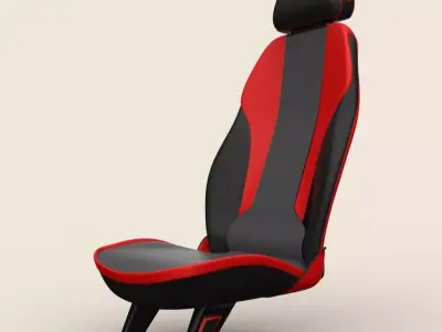 Car seat concept 3D model - Concept Serene 3D model