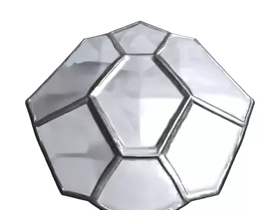 Modern Geometric Decorative Panel Low-poly 3D model