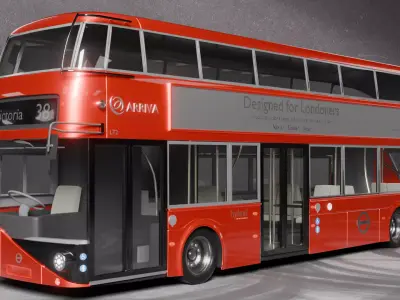 Bus London  3D model