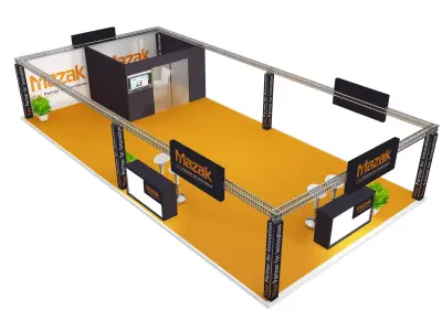  Booth Exhibition Stand a399b  3D model
