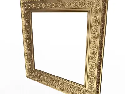Classic Frame 031 Low-poly 3D model