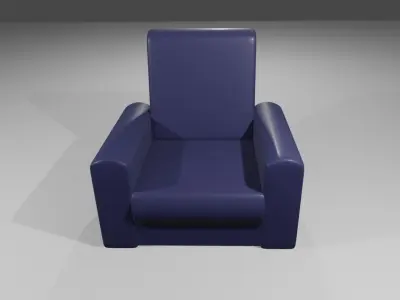 Armchair - Couch - Sofa - Poltrona 3D model