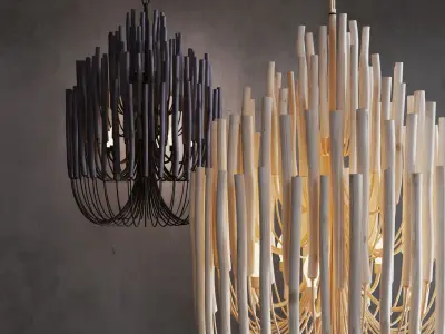 Tilda Chandelier Ceiling Light by Arteriors 3D model