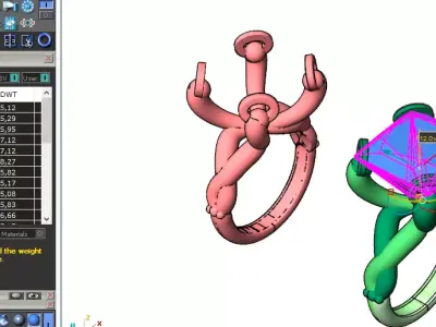 Design rings 3D print model purchase