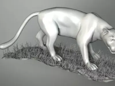 LEOPARD panther 3D model