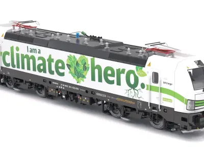 Siemens Vectron DB I am Climate Hero Livery 3D model