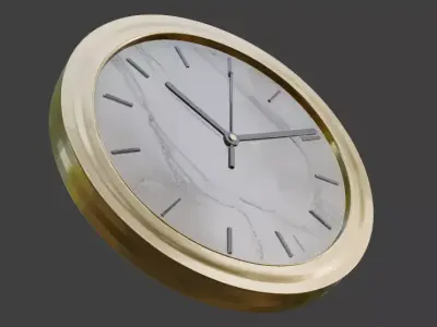 Wall Clock 3d Model 3D model