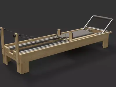 Pilates Table 3D model