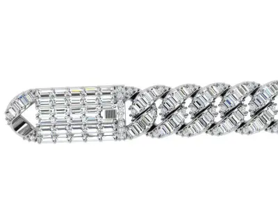 Cumin Chain Bracelet 4640 3D print model