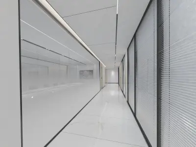 modern conference room 3D model