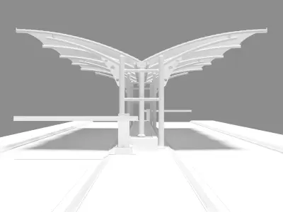 Membrane Canopy 1 3D model