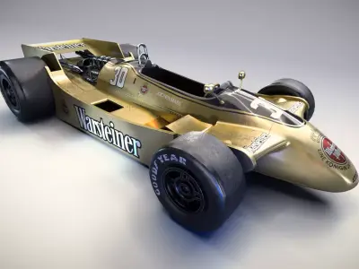 Arrows A2 - 1979 Formula 1 Car - Vintage  Low-poly 3D model