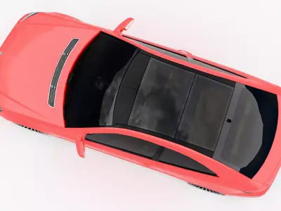 Mercedes-Benz CLC 350 Sport Coupe 2008 Low-poly 3D model