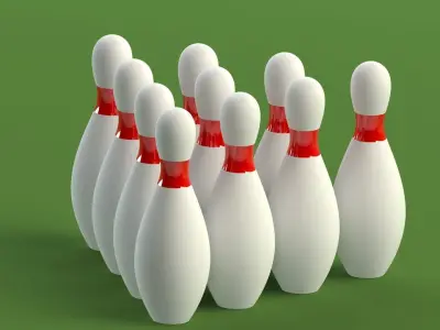 3D print Bowling Pins 3D print model