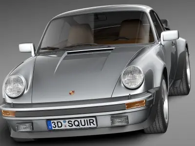 Porsche 911 930 Turbo 1975 3D model