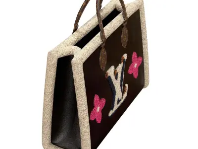 Louis Vuitton Onthego Bag GM Low-poly 3D model