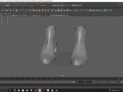 High Detail Summer Boot 3D Model Print Ready 3D print model