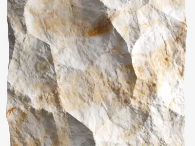 99-RockPanel piece of rock 3D model