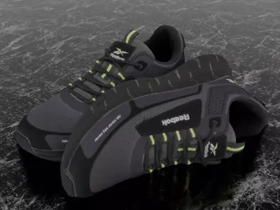 REEBOK ZIG DYNAMICA 3D SHOES Low-poly 3D model