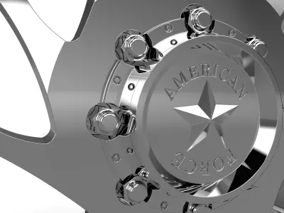 AMERICAN FORCE DB05 WAVE DBO WHEEL 3D model