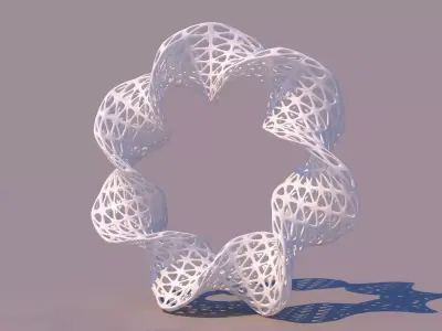 0111 - Organic Shape 3D model