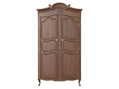 Wardrobe in classic style 1200 3D model