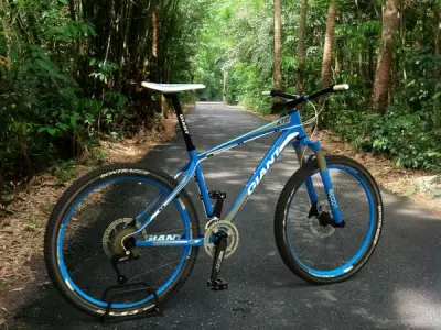 Mountain Bike Giant XTC Blue 3D model