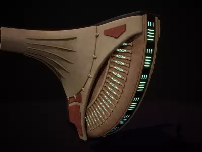 building 6a Low-poly 3D model