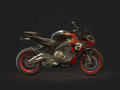 Base model  Aprilia Tuono 660 2021 3D model