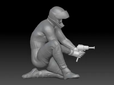 FORMULA ONE PIT STOP 1 3D print model