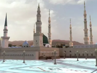 The Prophets Mosque  3D model