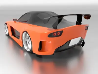 Mazda RX-7 Veilside 3D model