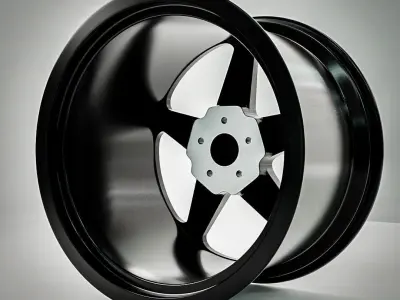 Dodge Demon Wheels Free 3D model